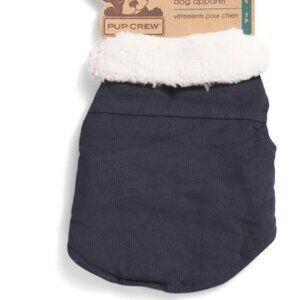 NWT MISSION PETS Pet Navy Blue Corduroy Jacket Size XS
